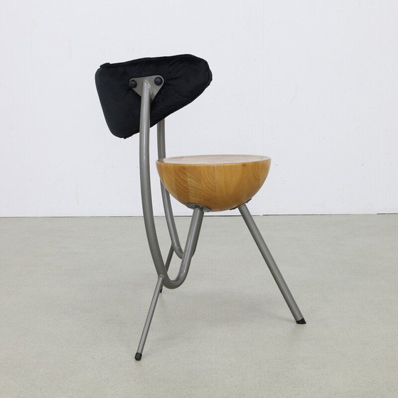 Image 1 of Set van 4 vintage postmoderne eetkamerstoelen van Rob Eckhardt, jaren 1980