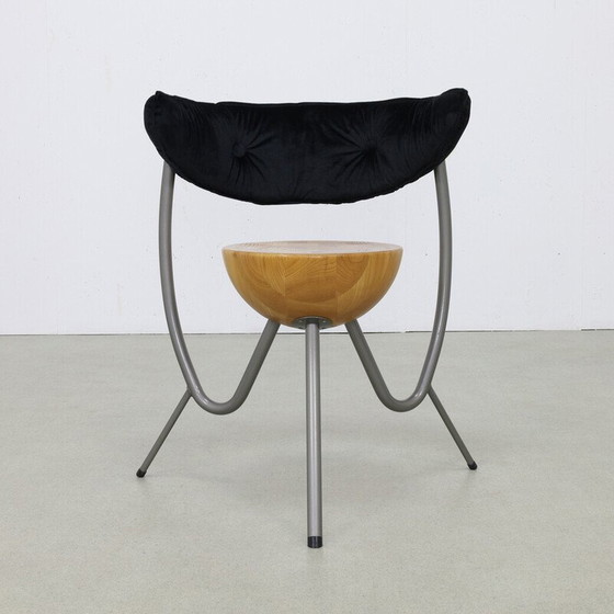 Image 1 of Set van 4 vintage postmoderne eetkamerstoelen van Rob Eckhardt, jaren 1980