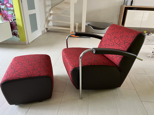 Leolux Scylla fauteuil en pouf