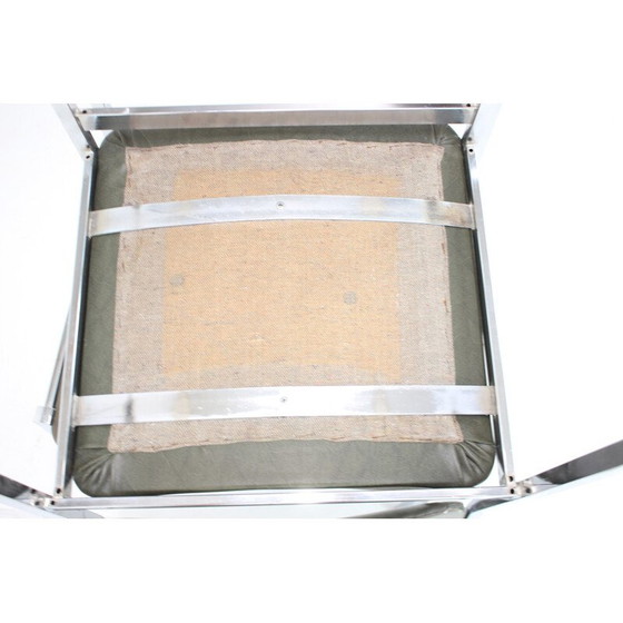 Image 1 of Paar vintage stoelen van chroom en kunstleer, Tsjecho-Slowakije 1970