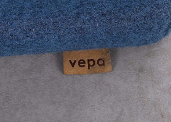 Image 1 of 2X Vepa Poef Blauw