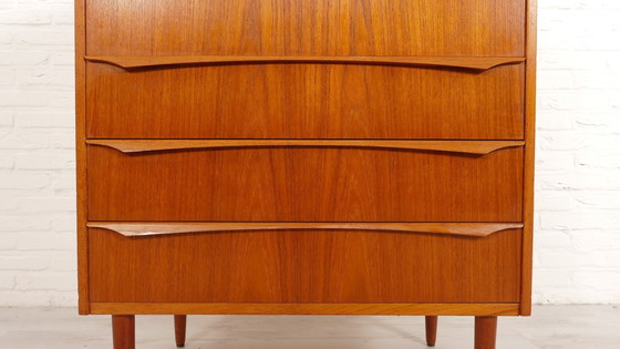 Image 1 of Vintage Deense Ladekast | Teak | 6 Lades | 105 Cm