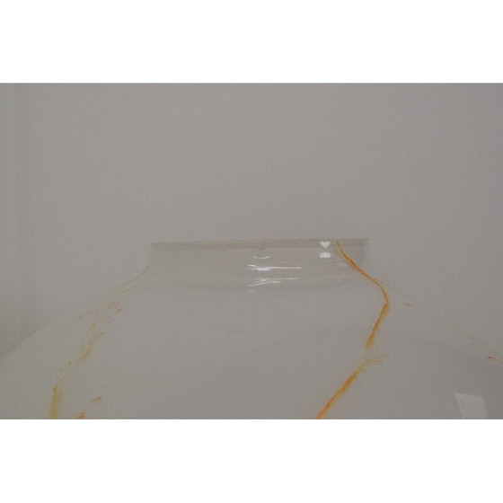 Image 1 of Vintage lamp van glas en messing door Kamenicky Senov, Tsjecho-Slowakije 1960