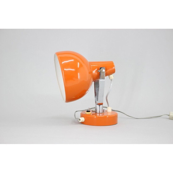 Image 1 of Vintage oranje lamp, Tsjecho-Slowakije 1960