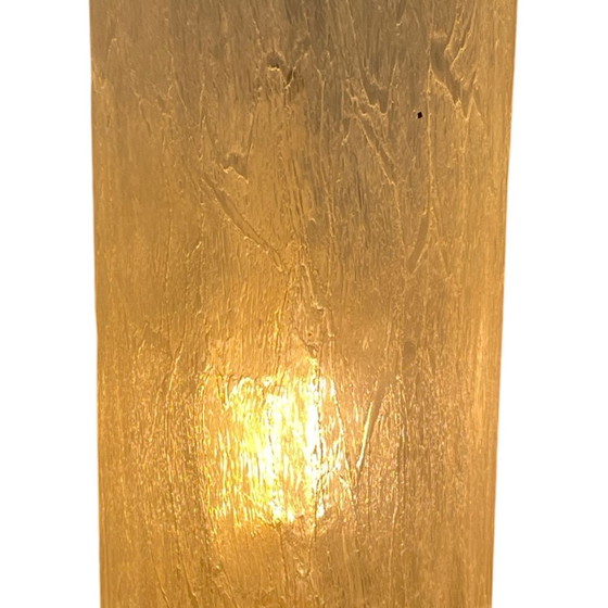 Image 1 of Doria Leuchten - Vintage / New Old Stock - Wandlamp met originele kap - Messing lampvoet - Duitsland, ca. 1970