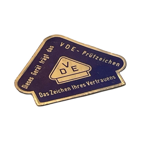 Image 1 of Doria Leuchten - Vintage / New Old Stock - Wandlamp met originele kap - Messing lampvoet - Duitsland, ca. 1970