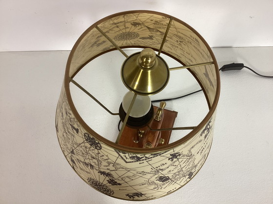 Image 1 of Maritieme Teak Lamp Eighties Design