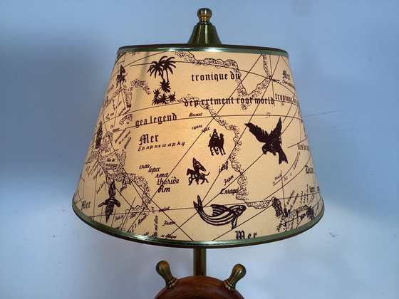 Image 1 of Maritieme Teak Lamp Eighties Design