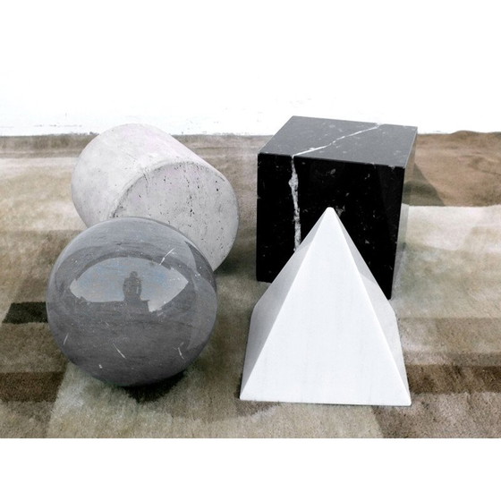 Image 1 of Vintage metafora salontafel door Massimo Vignelli voor Martinelli, Italië 1970