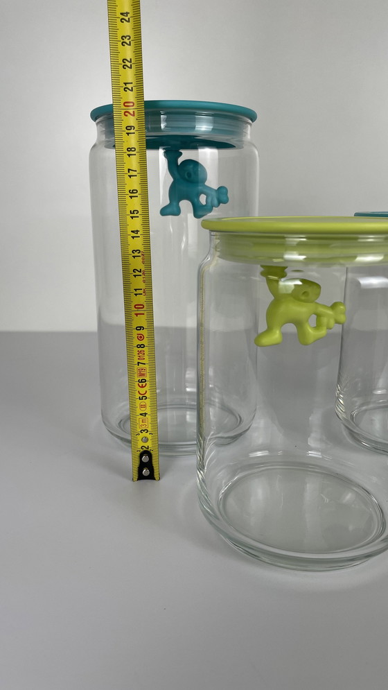 Image 1 of 3 X Alessi Design Glazen Potten Gianni 