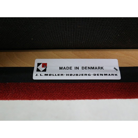 Image 1 of Set van 4 vintage eetkamerstoelen model-84 door Niels Otto Moller voor Højbjerg, Denemarken 1970