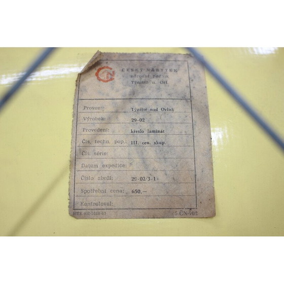 Image 1 of Paar vintage Shell fauteuils van Miroslav Navratil, Tsjecho-Slowakije 1960