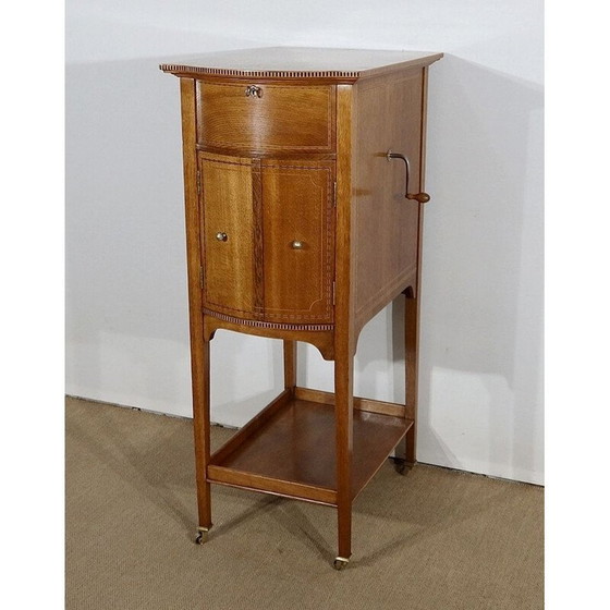 Image 1 of Vintage grammofoon muziekkast "De stem van zijn meester