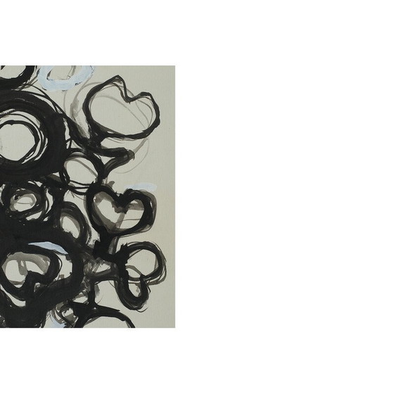 Image 1 of Vintage schilderij van Ebba Margareta Treutiger, 1965