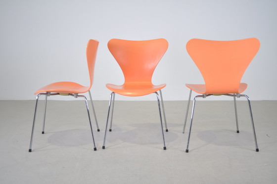 Image 1 of 6x Fritz Hansen stoelen