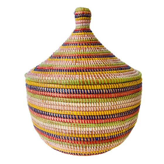 Image 1 of Vintage Afrikaanse mand Tajine multi colour