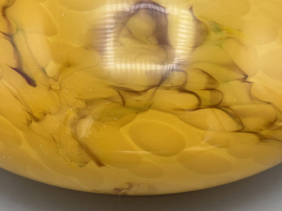 Image 1 of Art Deco Stijl Gemarmerde Plafondlamp