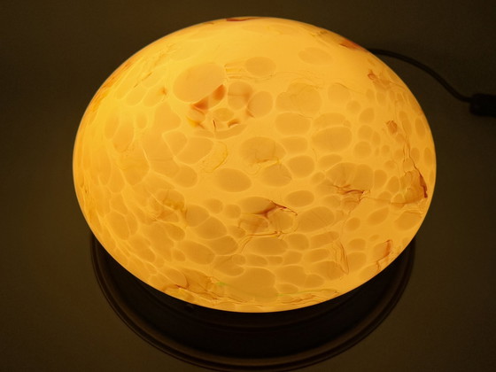 Image 1 of Art Deco Stijl Gemarmerde Plafondlamp