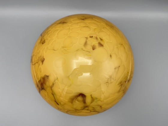 Image 1 of Art Deco Stijl Gemarmerde Plafondlamp