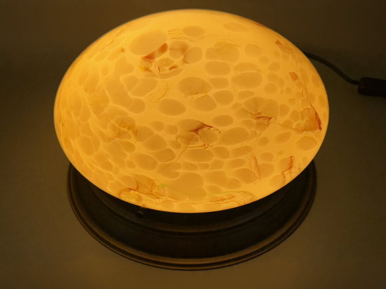 Image 1 of Art Deco Stijl Gemarmerde Plafondlamp