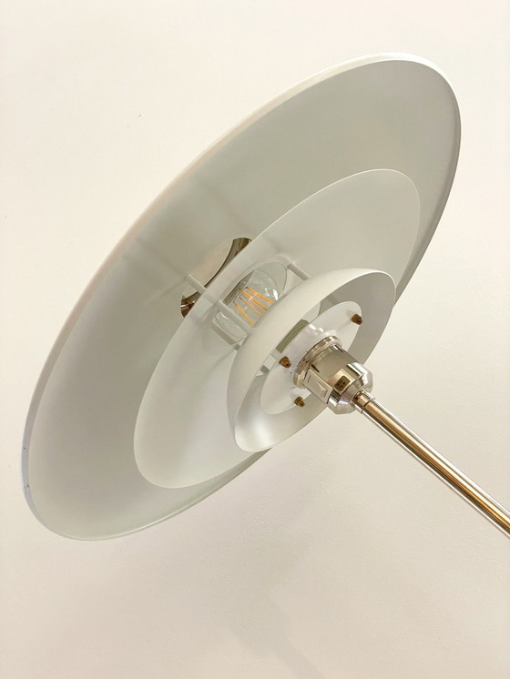 Image 1 of Belid Zweden Grote Vloerlamp Witte Schalenlamp