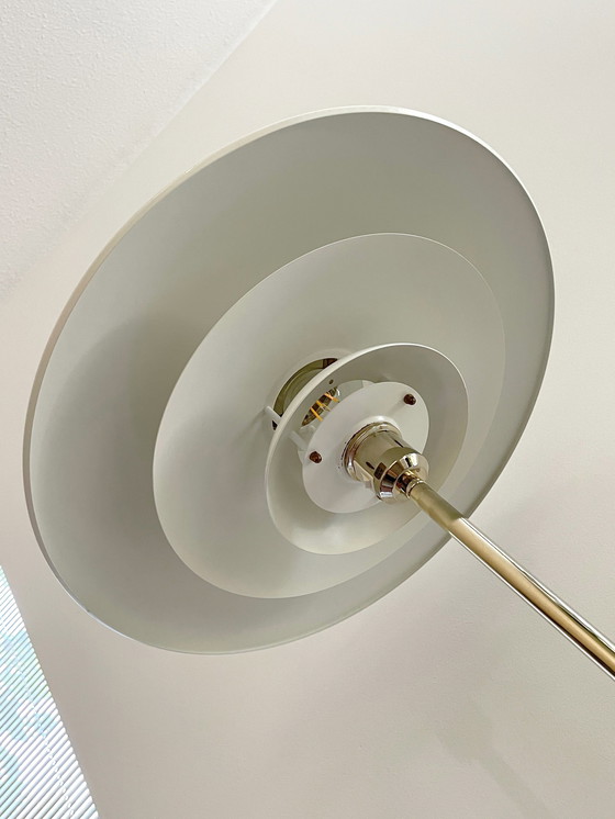 Image 1 of Belid Zweden Grote Vloerlamp Witte Schalenlamp