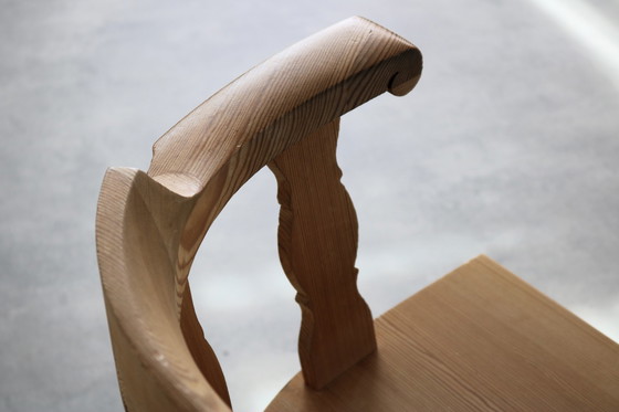 Image 1 of 4x brutalist eetkamerstoelen