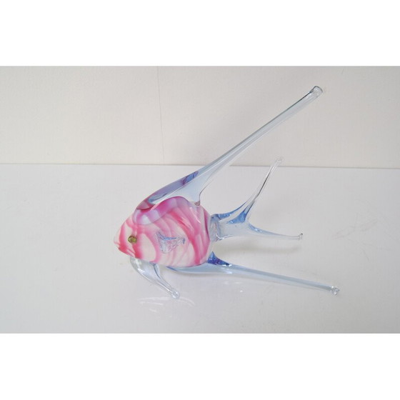 Image 1 of Vintage glazen weegschaal van Novy Bor, Tsjecho-Slowakije 1970