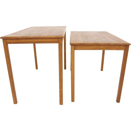 Vintage teakhouten nesttafel, Zweden 1960