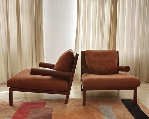 Pair of 'Baisity' armchairs by Antonio Citterio for B&B Italia, 1980s