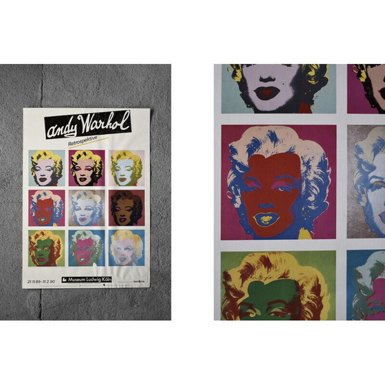 Image 1 of Vintage poster "Marilyn Monroe" door Ros Nagy-Roden, Duitsland 1990