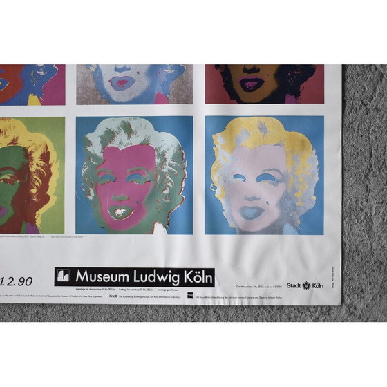 Image 1 of Vintage poster "Marilyn Monroe" door Ros Nagy-Roden, Duitsland 1990