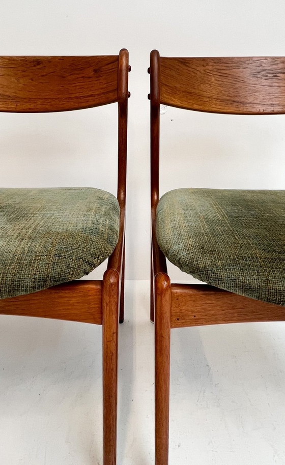 Image 1 of Set Van 4 Stuks O.D. Møbler Eetkamerstoelen, 1960'S