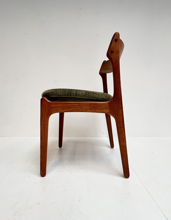 Image 1 of Set Van 4 Stuks O.D. Møbler Eetkamerstoelen, 1960'S