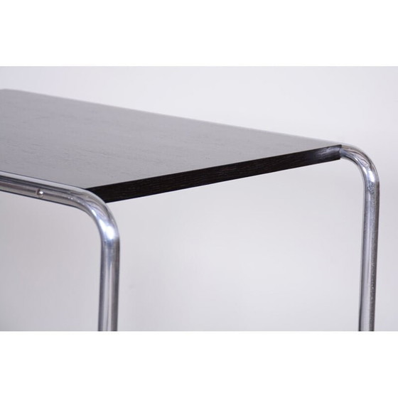 Image 1 of Vintage zwarte Bauhaus bijzettafel, jaren 1930