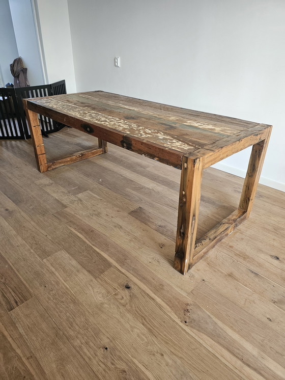 Image 1 of Daan Hout,Eetkamertafel