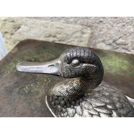 Image 1 of Vintage metalen eendvormige ijsemmer van Mauro Manetti, 1970