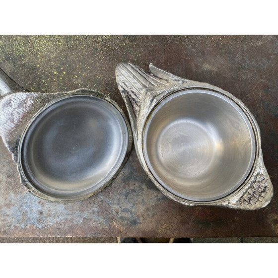 Image 1 of Vintage metalen eendvormige ijsemmer van Mauro Manetti, 1970