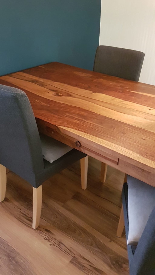 Eettafel Palissander Hout