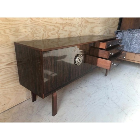 Image 1 of Vintage palissander dressoir van Schreiber 1962