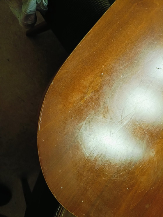 Image 1 of Vintage kersen fineer tafel