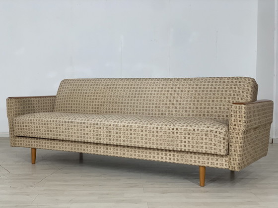 Image 1 of Mid Century bank slaapbank uitschuifbaar vintage daybed