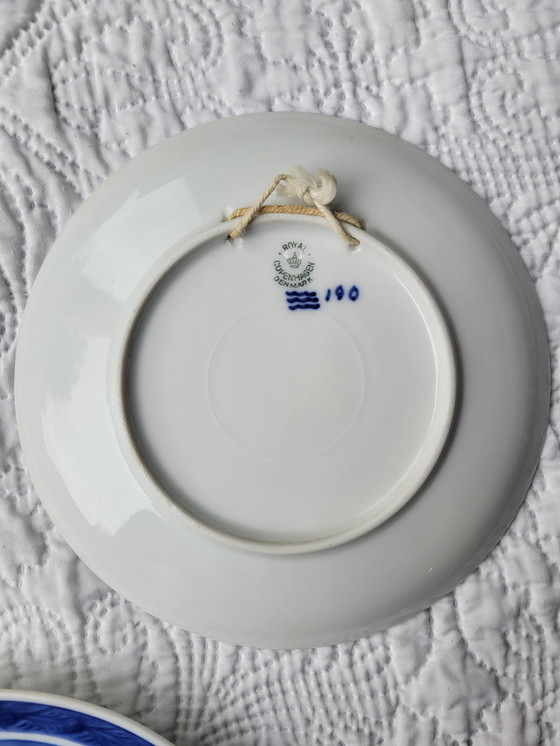 Image 1 of Set van 10 Royal Copenhagen kerstborden, complete decennia 1960 - 1970 - 1990