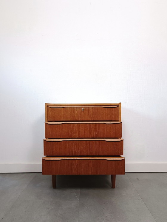 Image 1 of Vintage Deense Ladekast In Teak