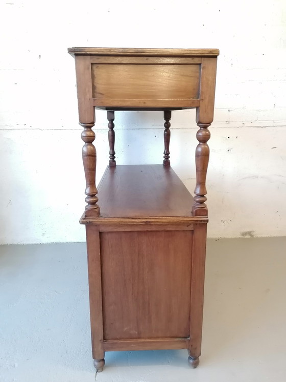 Image 1 of Vintage Landelijke Franse Sidetable - Halkast