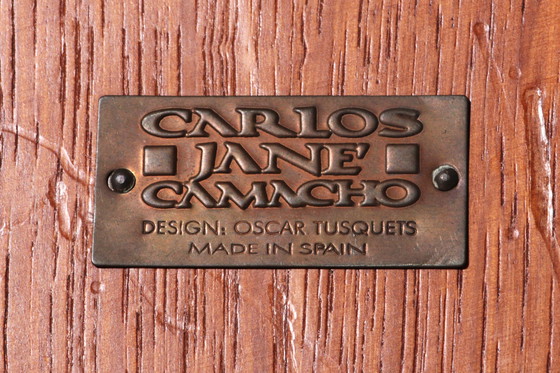 Image 1 of Oscar Tusquets houten bijzettafel 'Vortice' voor Carlos Jané, circa 1989