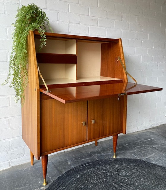 Image 1 of Retro vintage mid-century secretaire