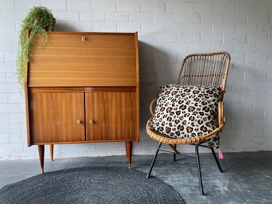 Image 1 of Retro vintage mid-century secretaire