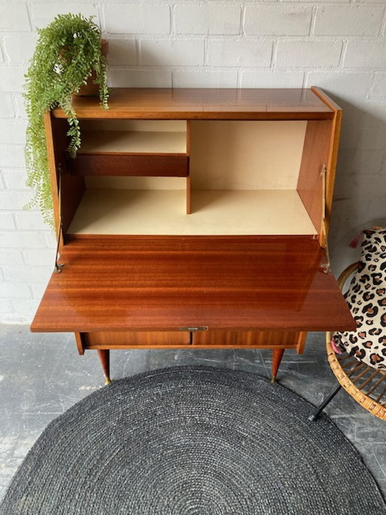 Image 1 of Retro vintage mid-century secretaire