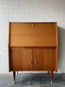 Retro vintage mid-century secretaire